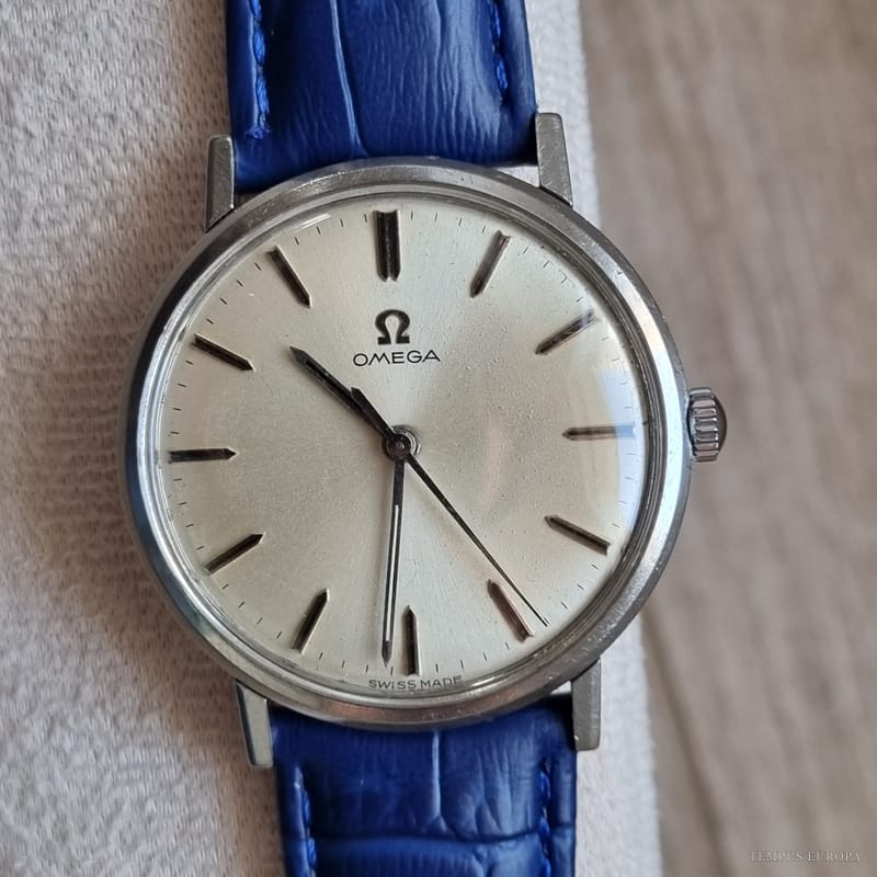 Omega watch with the calibre 600, dial side