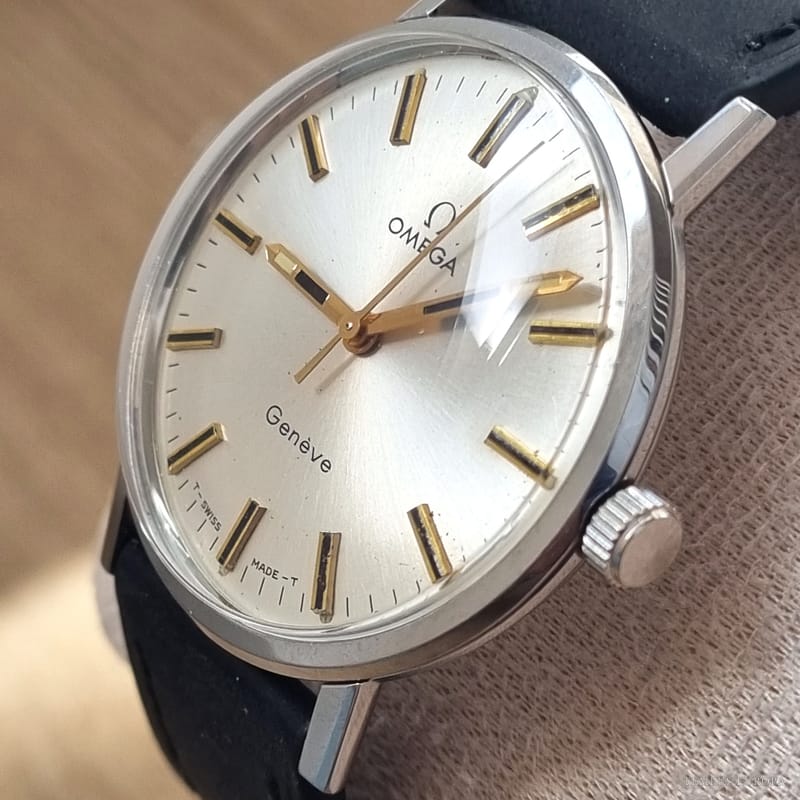 Omega watch with the calibre 601, dial side